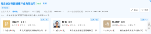 配资证券 投资1000万，青岛旅游集团成立新公司