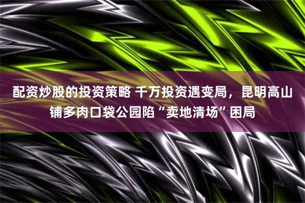 配资炒股的投资策略 千万投资遇变局，昆明高山铺多肉口袋公园陷“卖地清场”困局